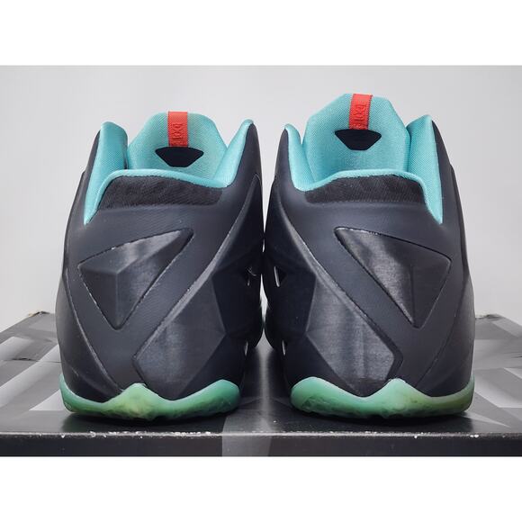 Nike LeBron 11 DIFFUSED JADE 616175-004 Size 11 WORN - Picture 4 of 8